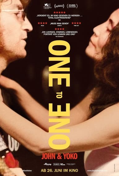 One to One: John & Yoko Poster